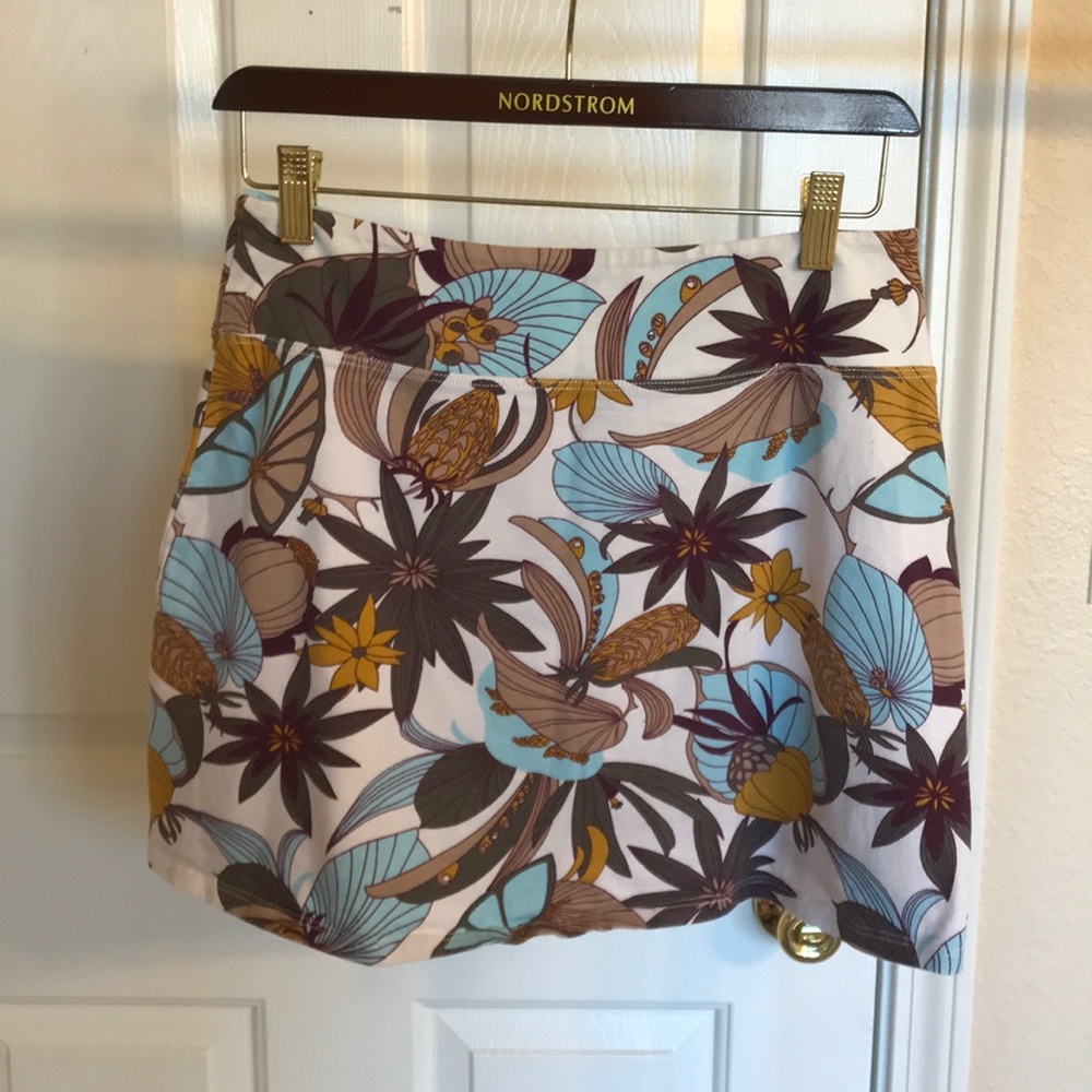 Patagonia floral knit skirt.